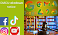 send dmca takedown notices to remove copyright infringing content