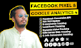 setup facebook pixel conversion API, google analytics 4 ecommerce tracking GTM