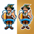 do mascot oktoberfest beer logo design 2 day