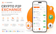 develop crypto exchange website with p2p and spot trading
