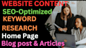draft innovative website content and, SEO copywriting