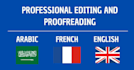 proofread and improve your french or arabic text