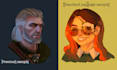 make you a cool semirealistic or anime portrait
