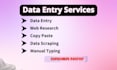 do data entry, input and web research fast and accurately
