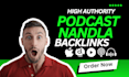 provide 15 high da podcast backlinks and 15 high authority mix links from amazon