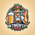 do mascot oktoberfest beer logo design