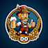 do mascot oktoberfest beer logo design