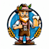 do mascot oktoberfest beer logo design