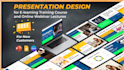 design elearning training course presentation slides