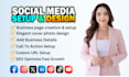 setup and optimize your all social media accounts