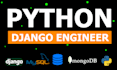 build python django web, mobile app with database mysql