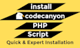 install php codecanyon script on your cpanel
