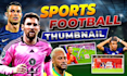design eye catchy sports, football, nba, nfl or gym thumbnail for youtube