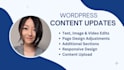 do content updates for your wordpress website