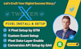 setup twitter pixel, x pixel setup by google tag manager