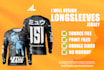 design sublimation longsleeved jersey