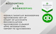 do quickbooks online,bookkeeping and reconciliation