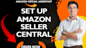 set up amazon seller central and professionaly product listing