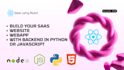 build saas using react with custom backend