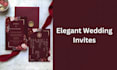 design premium invitation cards for your events