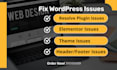fix wordpress and elementor errors, wordpress slow issues