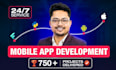 do mobile app development android ios app creation flutter developer ai chatbot