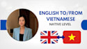 translate english to vietnamese or vietnamese to english