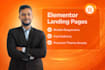 design high converting elementor landing page