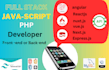 do fullstack javascript  react express bootstrap sql wix developer