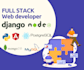 develop websites using django,flask,nodejs and angular,react