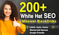 high da manual backlinks contextual monthly seo white hat dofollow link building