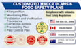 provide haccp plan sops manuals policies of food safety