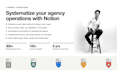 help you systematize your agency with notion