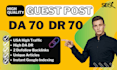 do SEO guest post backlinks on high DR guest posting site