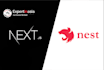 use next js and nest js to develop your full stack websites