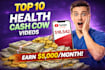be cash cow video editor, do health videos