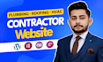 do plumbing, cleaning, roofing, hvac, solar, construction, contractor website