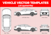 draw 2d vehicle template, blueprint, detailed vector drawing
