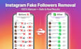 remove fake instagram followers and bots manually