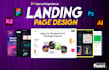design landing page or website mockup in figma