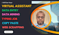 do data entry, copy paste, data scrapping