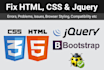 design PSD to HTML, figma to HTML, with beautiful animation