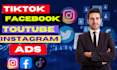 create short video ads for facebook, instagram and tiktok