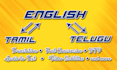 do translation english to tamil and telugu and vice versa