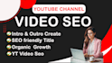 do professional youtube video SEO expart
