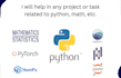 be your math python php java sql and matlab tutor