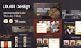 design website UI UX, PSD website mockup, figma web template
