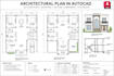 draw architectural plans in autocad 2d drafting