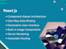 create web application using  react js