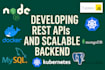 your node js, express js, react js, mongodb, mysql backend developer